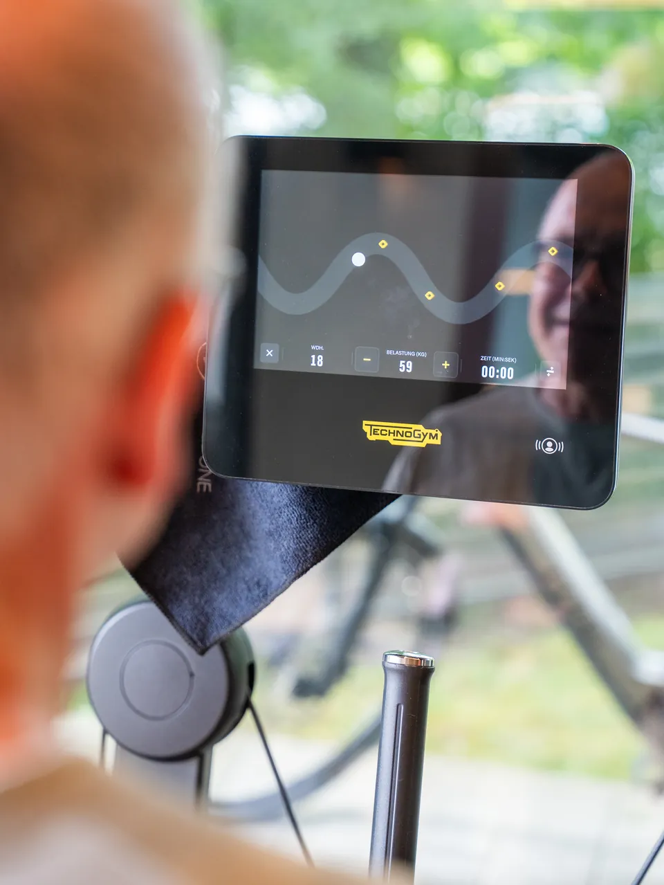 Trainingsauswertung am Gerätedisplay bei CIRCLEONE